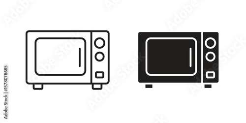 Microwave icon vector design, perfect for website ui designs