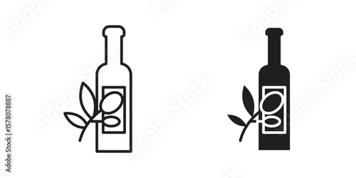 Olive oil icon vector design, perfect for website ui designs