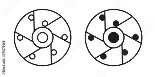 Perpetual motion icon vector design, perfect for website ui designs