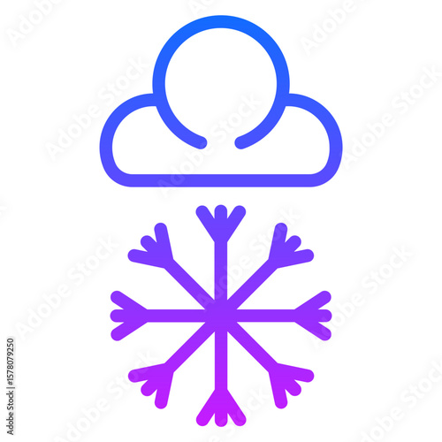 Heavy Snow Vector Icons
