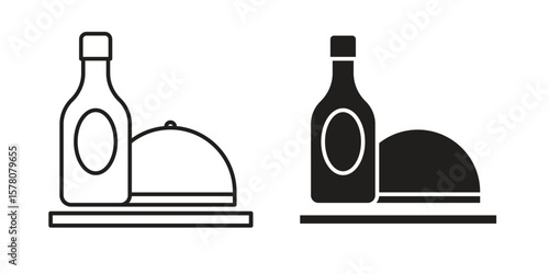 Room service icon vector design, perfect for website ui designs