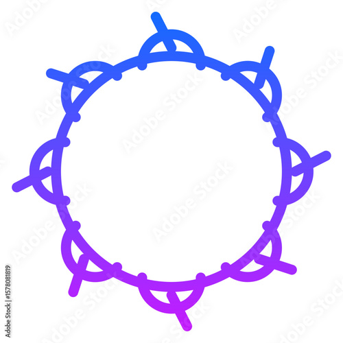 Crown of Thorns Vector Icons