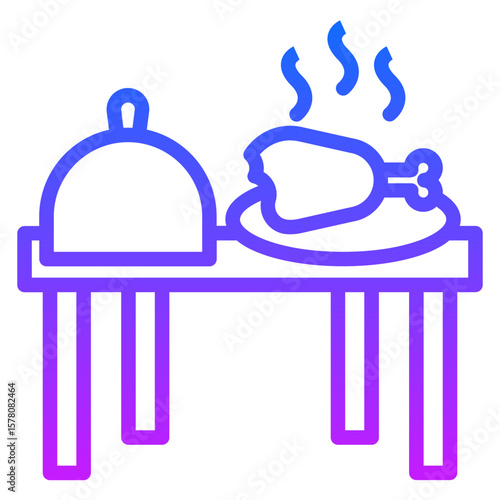 Thanksgiving Feast Vector Icons