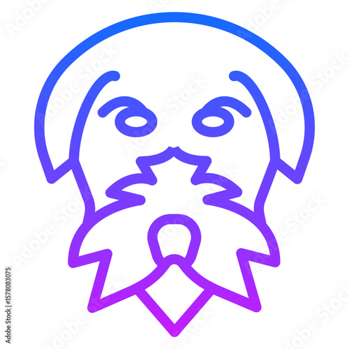 Irish Wolfhound Vector Icons