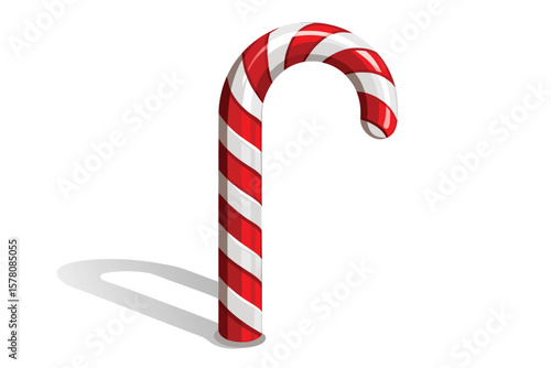 Classic Red and White Candy Cane Christmas Treat
