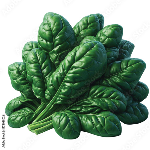 spinach leaf transparent