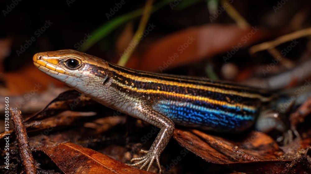 Fototapeta premium Close-up of a lizard (1)