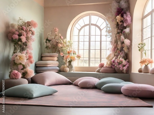 modern living room with sofa