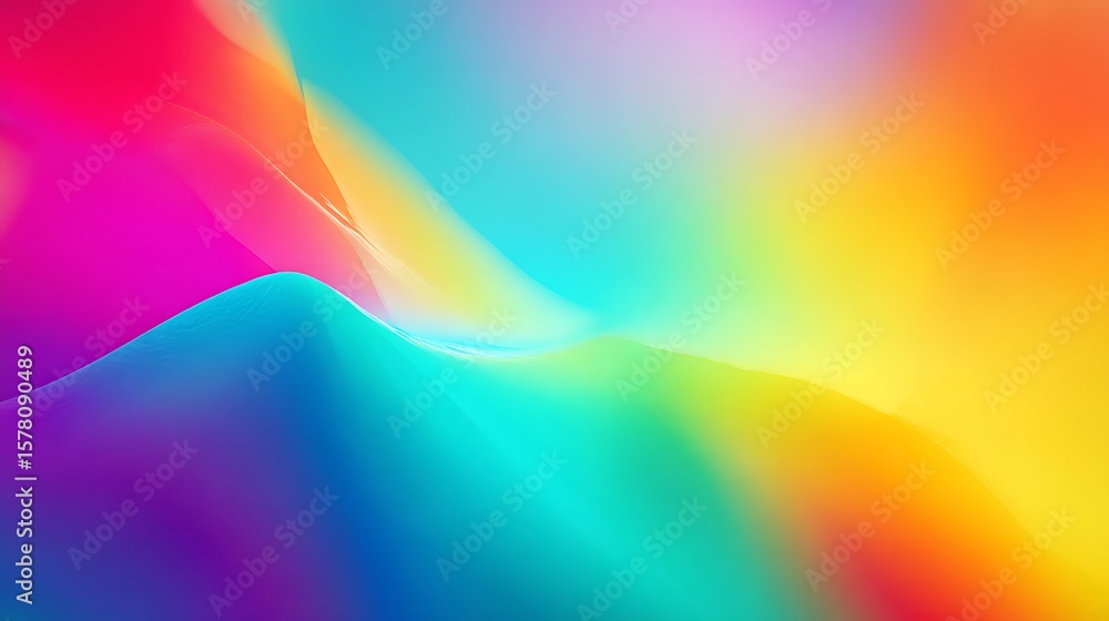 Obraz premium Colorful Abstract Wave