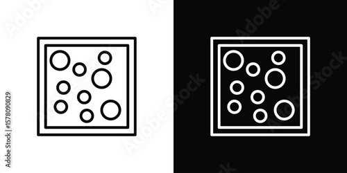 Heat Map icon illustration symbol or logo collection.