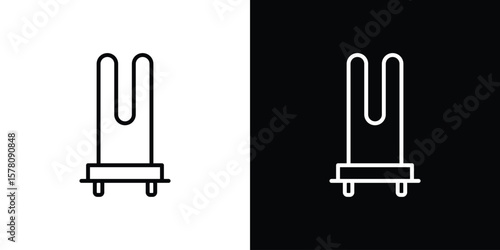 Heating element icon illustration symbol or logo collection.