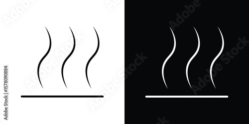 Hot icon illustration symbol or logo collection.