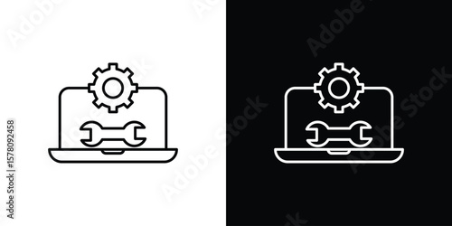 Software Engineering icon illustration symbol or logo collection.