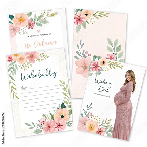 Pregnancy celebration card 