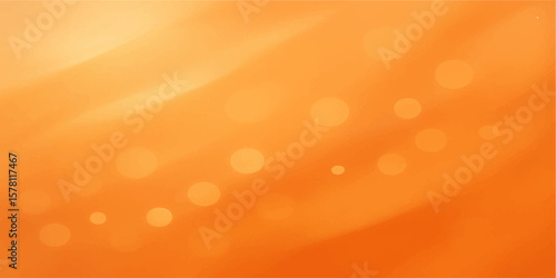 Abstract orange background with bubbles resembling cheese texture and circular patterns