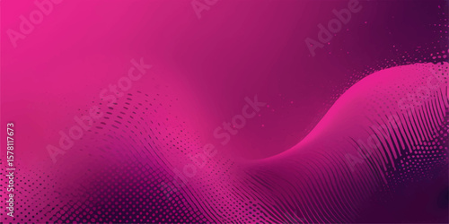 Abstract pink background with flowing lines and wave pattern design