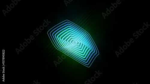 4K Abstract Swirl Spiral Loop Animated Video