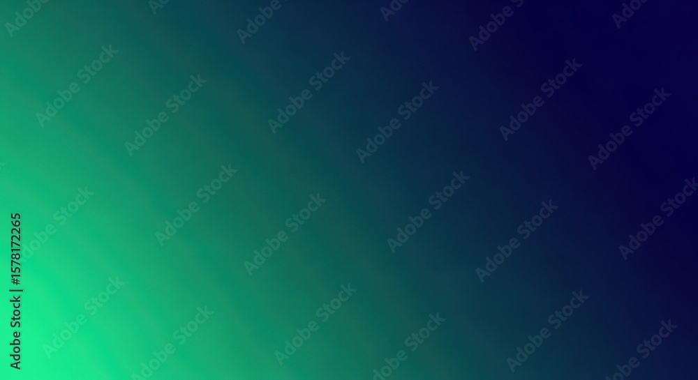 Fototapeta premium Abstract gradient background transitioning from bright teal to deep navy blue