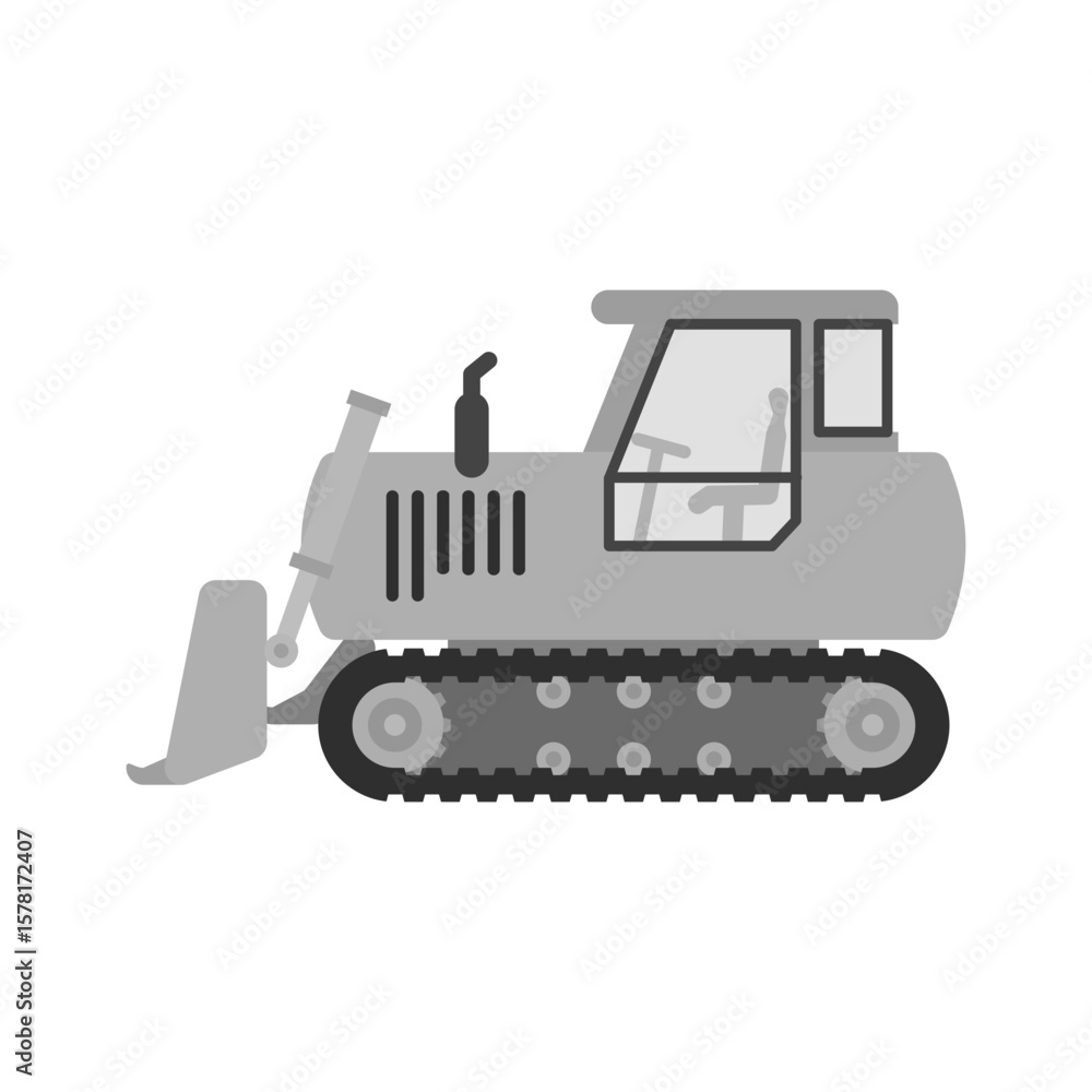 Naklejka premium Bulldozer icon