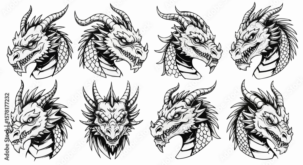 Fototapeta premium Dragons