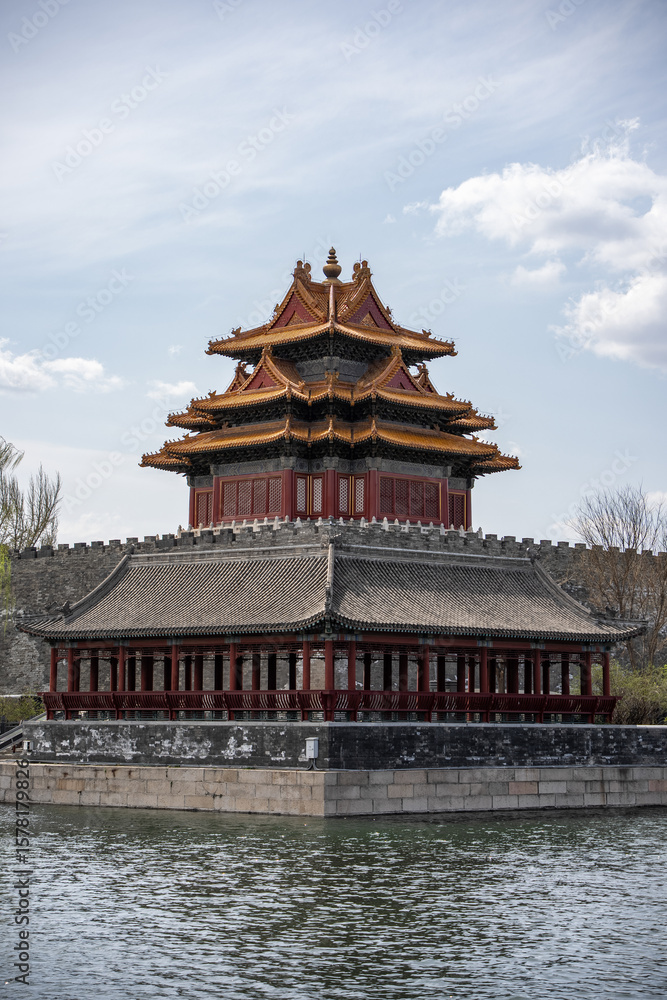 Obraz premium View of Forbidden City (Palace Museum) in Beijing, China.