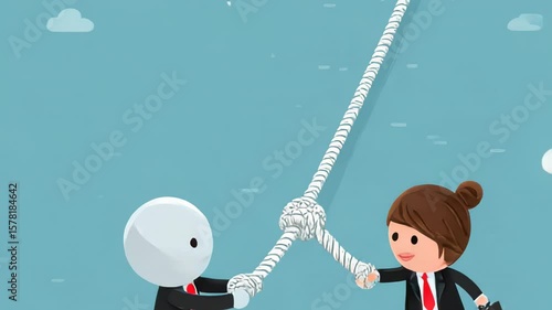 Teamwork, support, reaching high