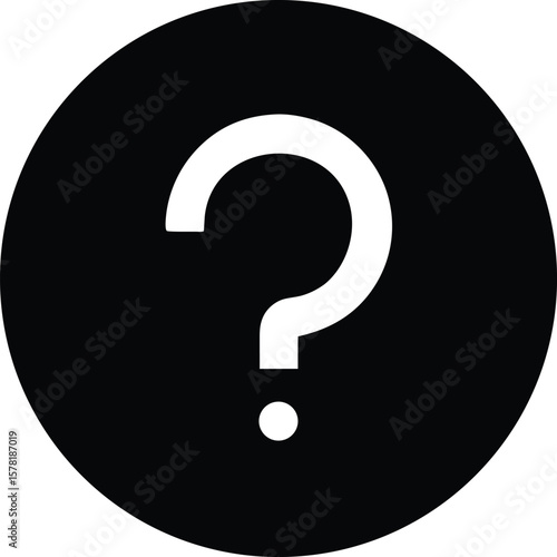 Question Mark Icon in Circle