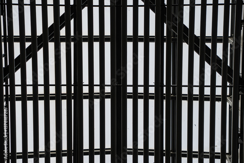 Wallpaper Mural Wall lath line arrange pattern texture background Torontodigital.ca