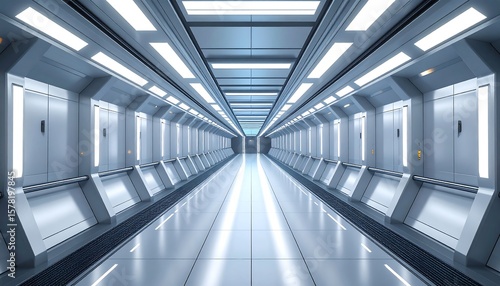 Futuristic corridor