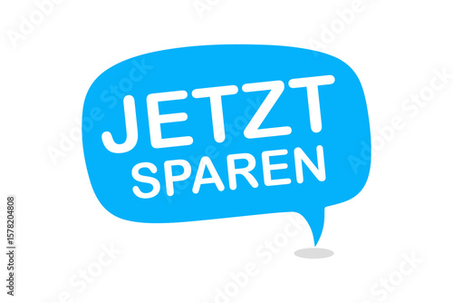 Six promotional labels in German language : Promotional price, top offer, top action, new now, offer offer and save now