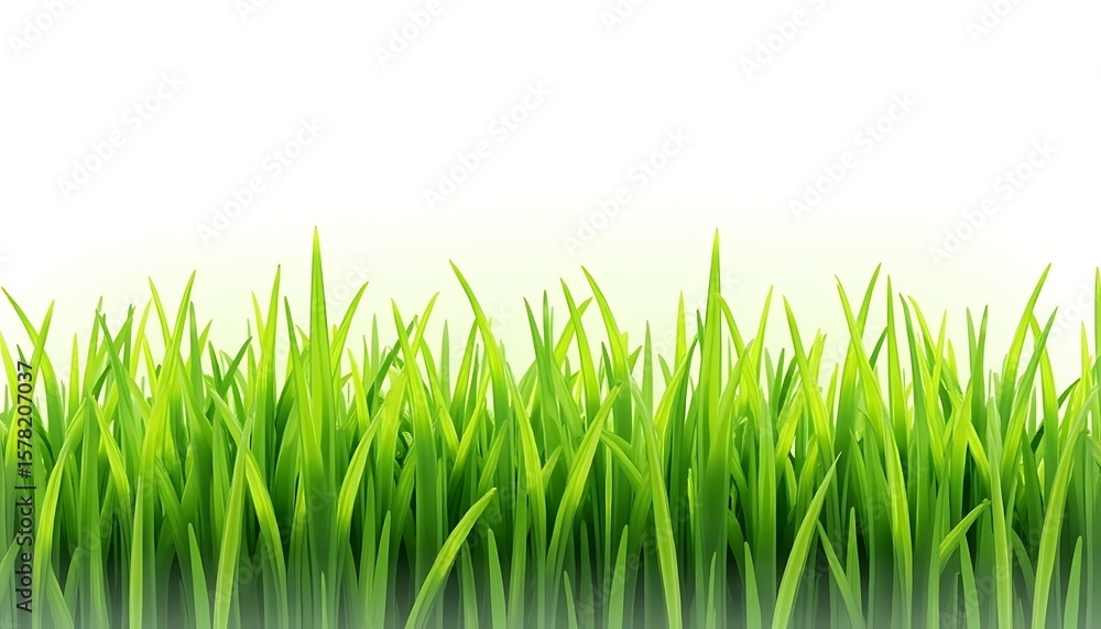Fototapeta premium Green Grass Field