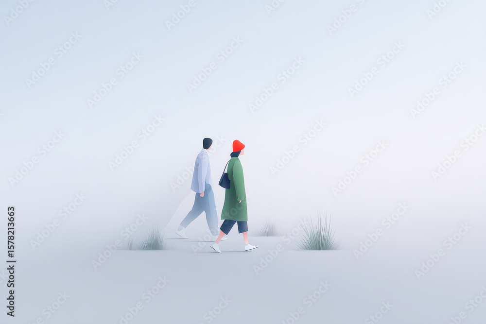 Obraz premium create photorealistic ultraminimalist illustration perfect for modern websites homepage