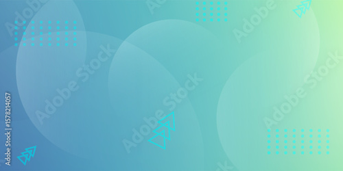 Minimalist abstract background with circle shape gradation. Template banner gradient color with geometric element. Vector illustration.
