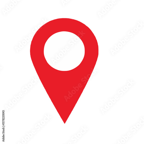 Red Map Location Pointer Icon for Navigation, GPS, and Digital Maps Free Download Red Map Location Pointer Icon for Navigation, GPS, and Digital Maps - GFXLoad