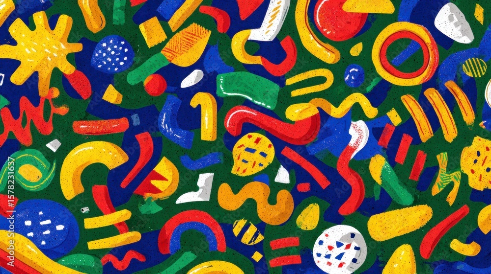 Naklejka premium Colorful abstract pattern design