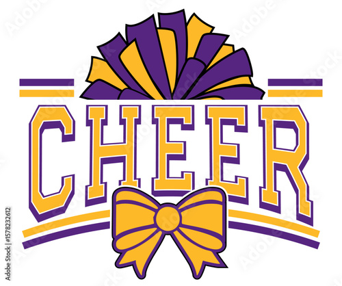 Cheerleading illustration