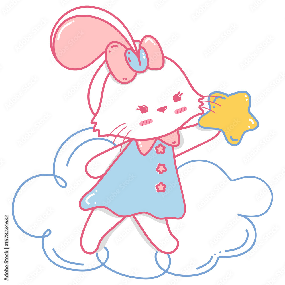 Bunny in the sky Bunny in the sky