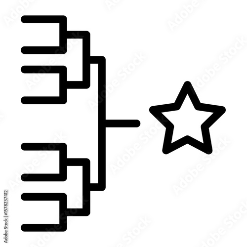 Tournament Bracket Icon