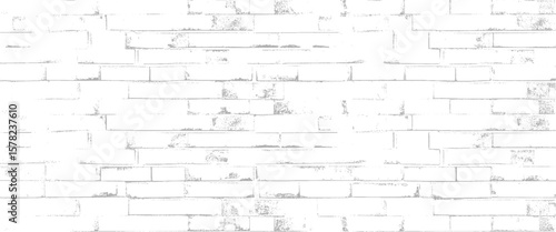 Vector old vintage bricks of urban buildings walls