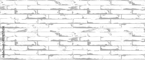 Vector old vintage bricks of urban buildings walls