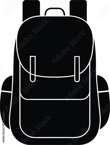 Backpack Silhouette icon