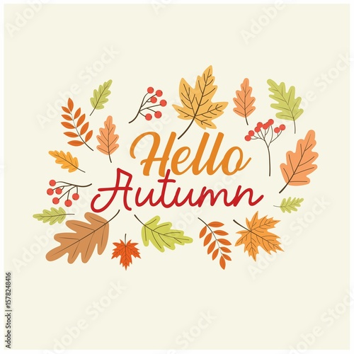 autumn leaves frame