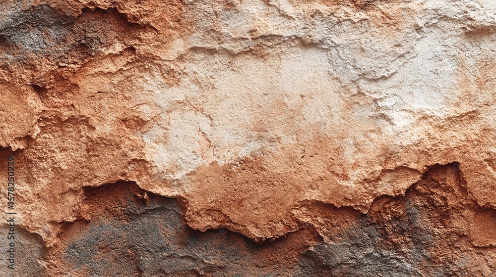 Fototapeta premium Textured Surface of Natural Earth Tones with Warm Colors and Depth