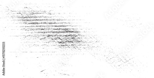 Abstract grunge texture effect, Cracks and dust particle grain on white background. Dirt overlay or screen effect use for grunge and grunge black and white retro texture.