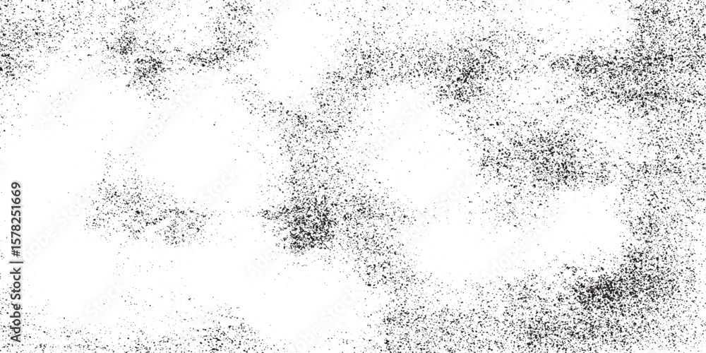 Fototapeta premium Abstract grunge texture effect, scratch and dust particle grain on white background Speckle grain dot white paper noise texture with distress effect vector illustration pattern background.