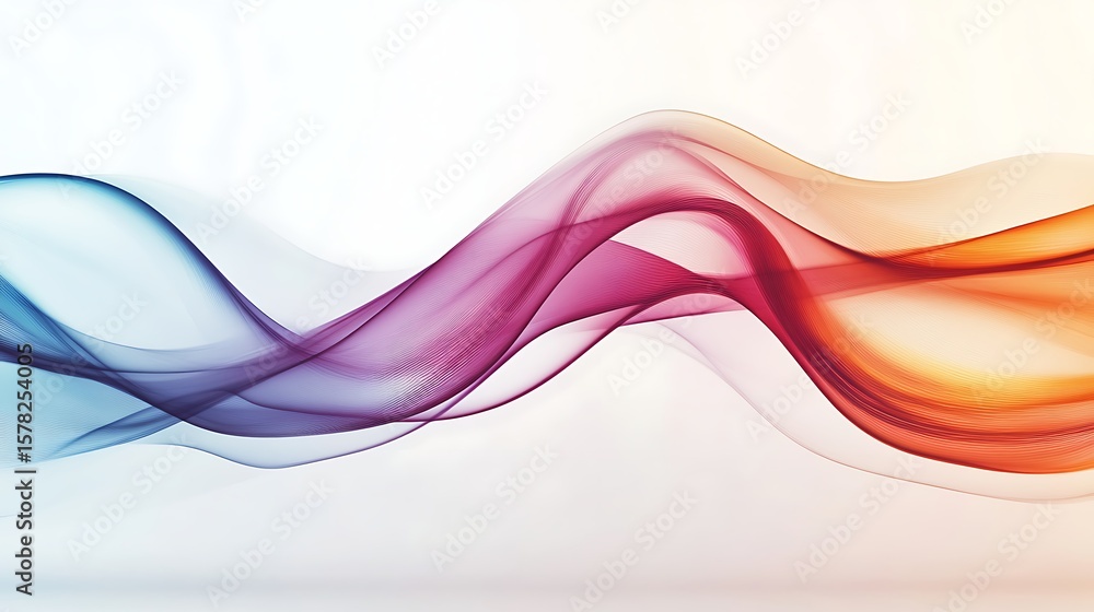 Obraz premium Abstract flowing colors