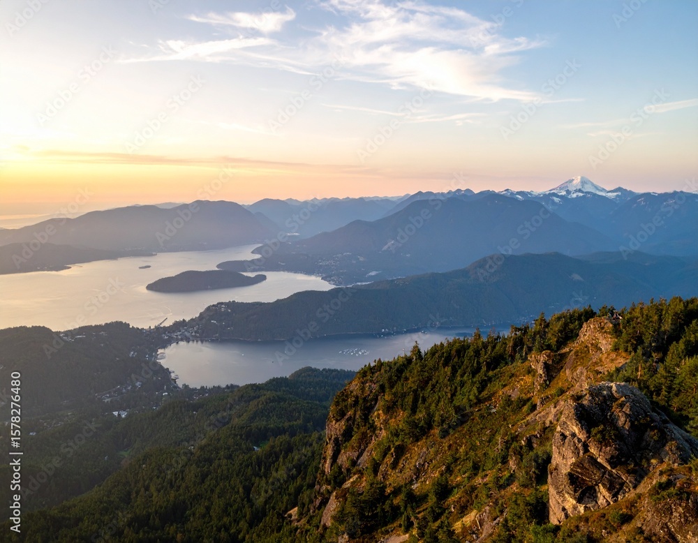 Obraz premium Soft herb flat lay