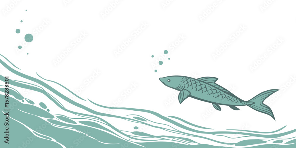 Obraz premium clear light water in white background vector illustration.