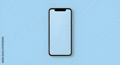 Smartphone mockup, Blank phone display, Cell phone vector, Empty screen phone, Modern phone illustration, Mobile device blank, Touchscreen device icon, Flat smartphone mockup, Isolated phone with scre
