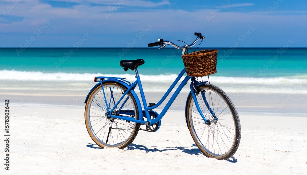 Obraz premium bicycle on the beach